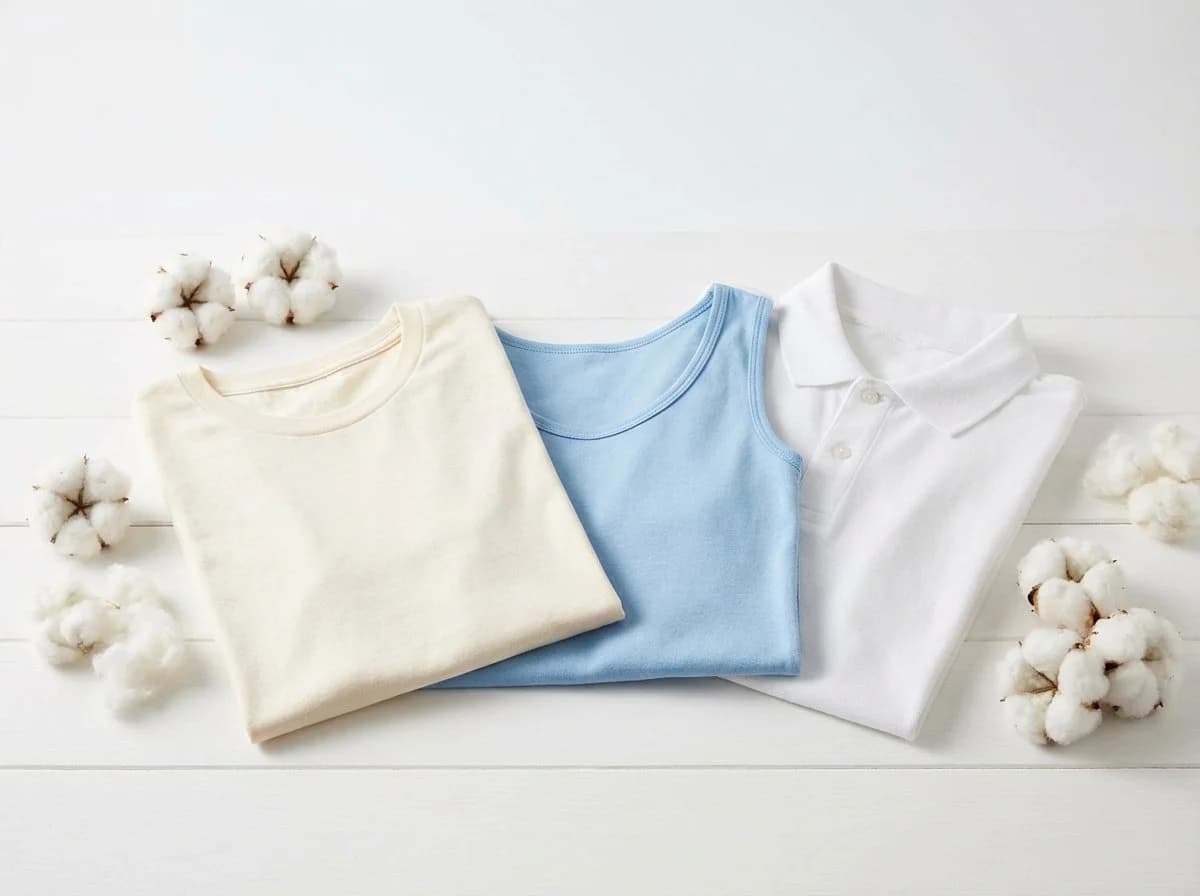 Low-MOQ t-shirt, tank and polo manufacturer — combed cotton tees, 140–220 GSM